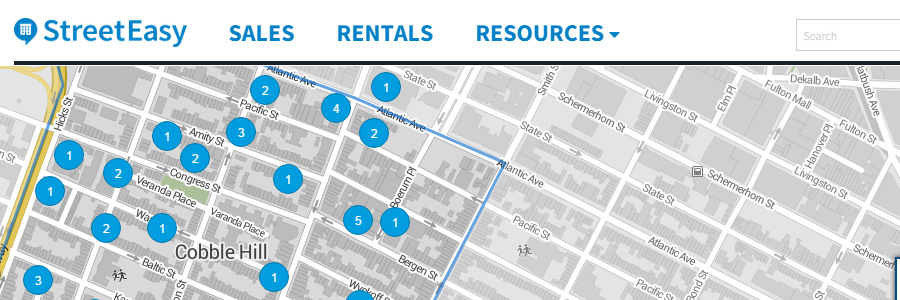 StreetEasy apartment rentals website