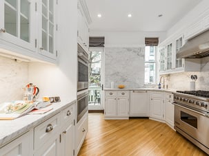 Park Slope Renovation Marble Kitchen Details