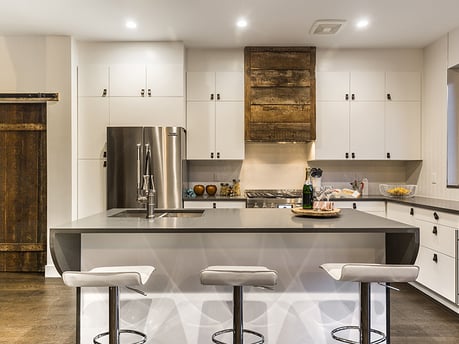 Brooklyn Renovated Kitchen with Wood Cabinets