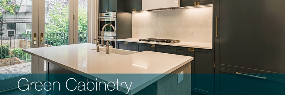 2019 Kitchen Design Trends Green Cabinetry