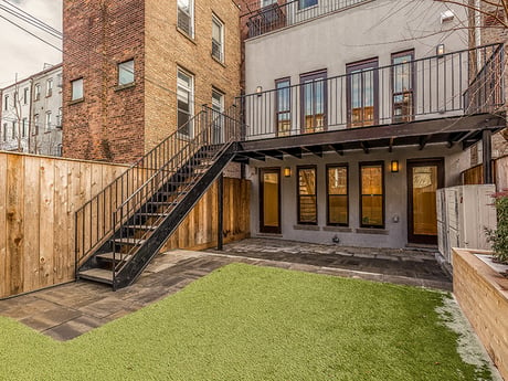 Brooklyn Brownstone Renovation Backyard