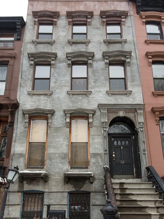 Brooklyn Brownstone Facade Before 2