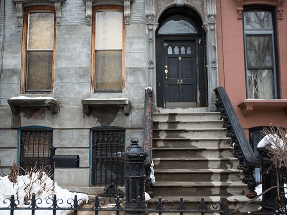 Brooklyn Brownstone Facade Before