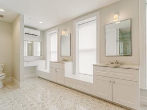 Brooklyn Brownstone Renovation Master Bath Bench