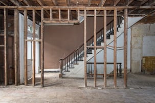 Boerum Hill Townhouse Renovation Entryway Before