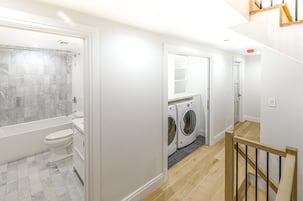 Boerum Hill Townhouse Renovation Laundry Area