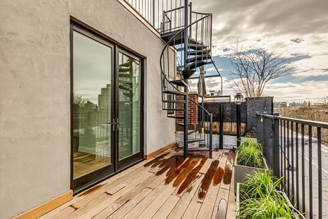 Boerum Hill Townhouse Renovation Spiral Staircase