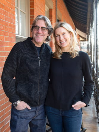 Carin and Bill on porch