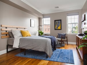 Mid-century modern bedroom