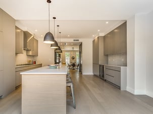 sunlit kitchen