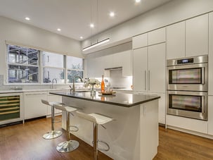 sleek cabinetry