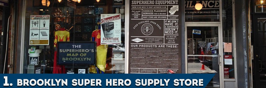 1. Brooklyn Superhero Supply Store