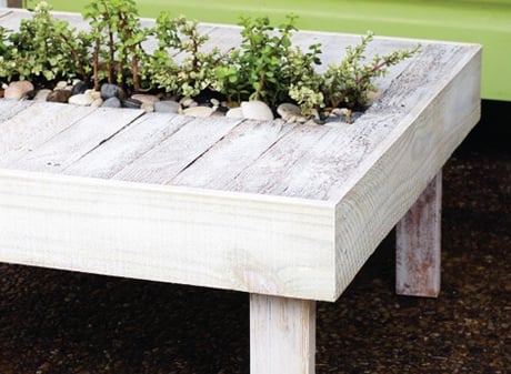 DIY outdoor coffee table