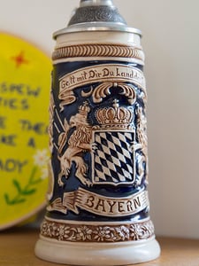 bavarian beer stein