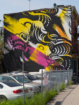 Jersey City Mural  titled Triple Crown