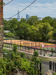 Views of NYC from Bayside Park