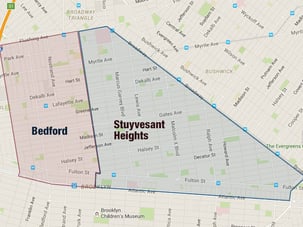 Map of Bed-Stuy