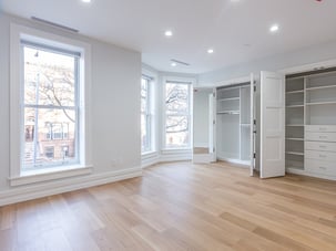 wall of closets