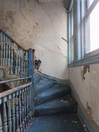 decrepit stairs decrepit stairs