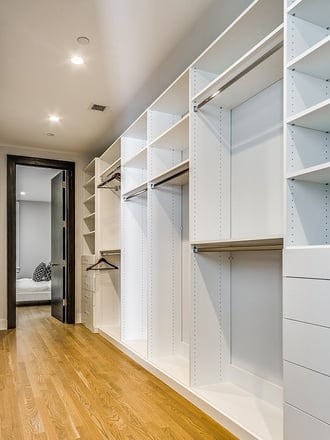 pass-through closet