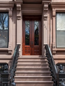 Hancock front door after Hancock front door after