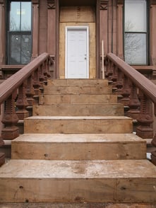 Hancock front door before