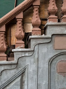 decorated stairs