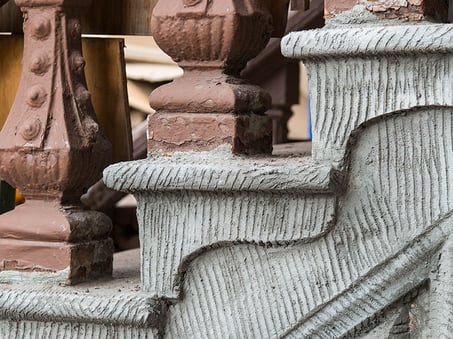 stairs before restoration