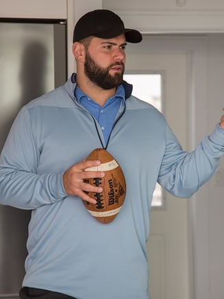 Justin Pugh at home