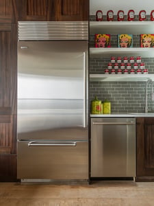 stainless steal fridge