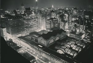 ariel view penn station