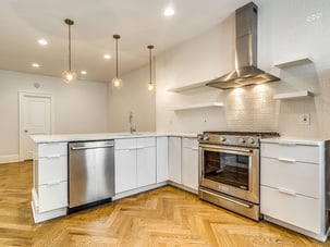 white kitchen interior design