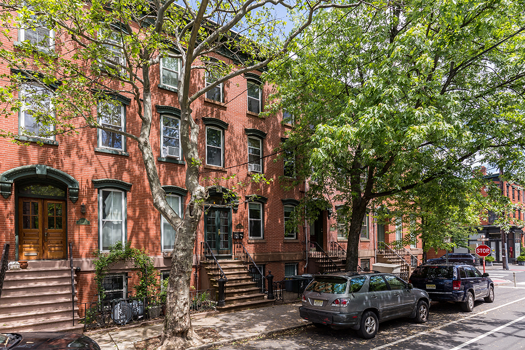 Jersey-City-brick-apartments-on-tree-lined-street